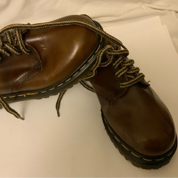 NEW Dr Martens 8318 Brown Smooth Boots UK 5 Men Size 6 made in England